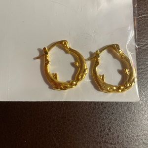 24K Gold Plated Dolphin Earrings